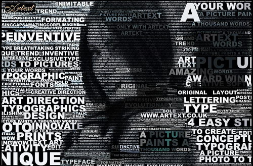 Art Text Artext Design Swan